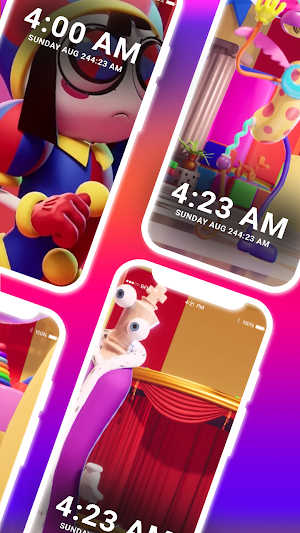 Circus Pomni Digital Wallpaper Screenshot 1