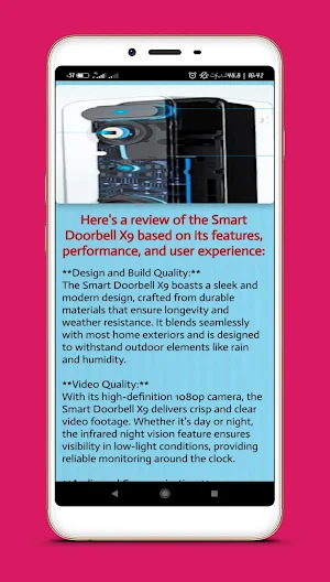 smart doorbell x9 guide Screenshot 3