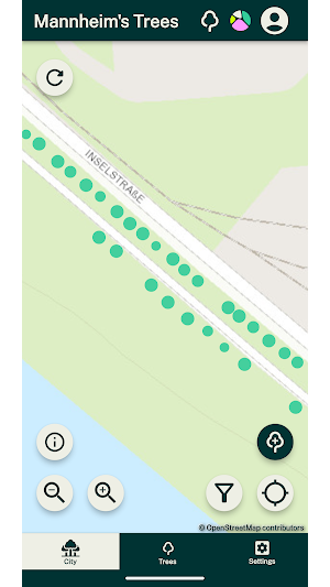 Urban ReLeaf Mannheim's trees Screenshot 1
