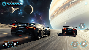 Space Car Racing Games Offline Screenshot 2