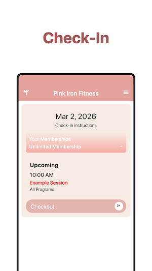 Pink Iron Fitness Screenshot 2