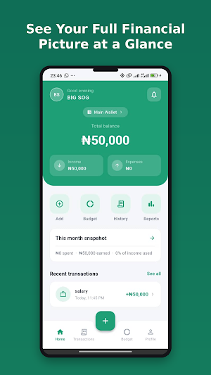 BudgetFund: Expense Tracker Screenshot 0