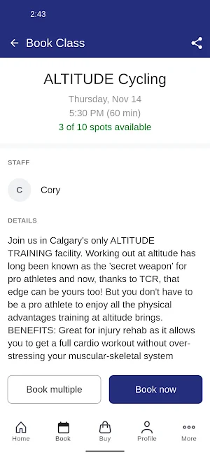 TCR Sport Lab Screenshot 2