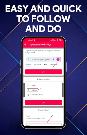 Play Store Update Guide | PSU Screenshot 1