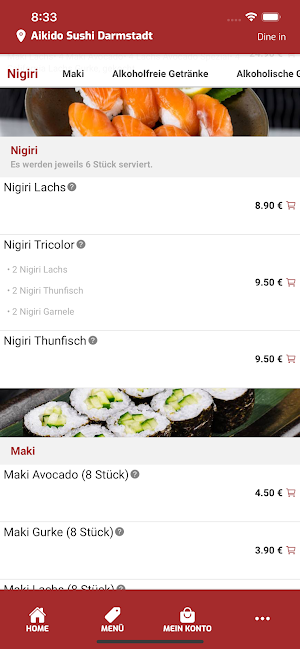 Aikido Sushi Darmstadt Screenshot 2