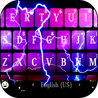 Thunder Lightning Keyboard Background