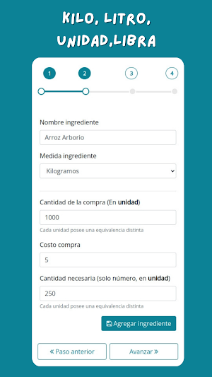 CONTROL RECETA Screenshot 1
