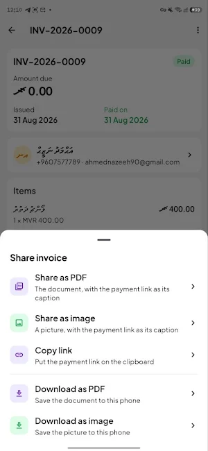 Invoice MV - Invoice Maker Screenshot 3