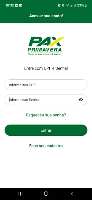 Pax Primavera Carteirinhas Screenshot 2
