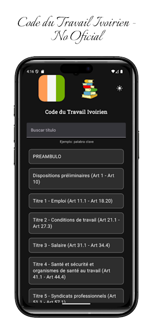 Code du Travail Ivoirien Screenshot 2