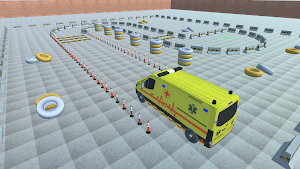 Ambulance Parking 3D 2025 Game Screenshot 2