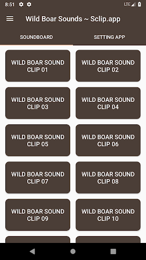 Wild Boar Sound Collections ~ Sclip.app Screenshot 0