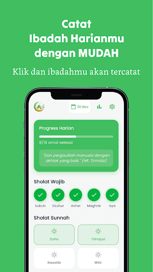 Amaluna - Ibadah Tracker Screenshot 1