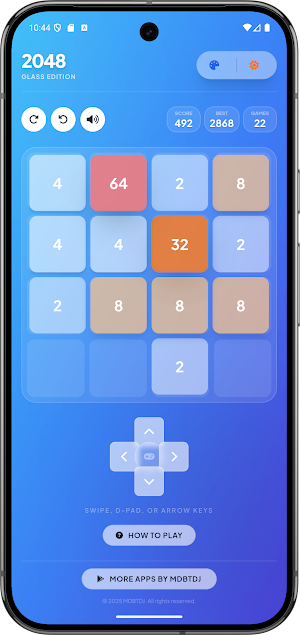 2048 Pro Glass Edition Screenshot 1