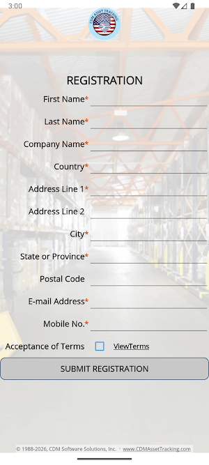 CDM Asset Tracking® Screenshot 2