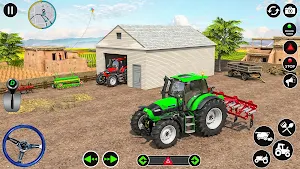 Modern Farming Tractor Game 3D Screenshot 2