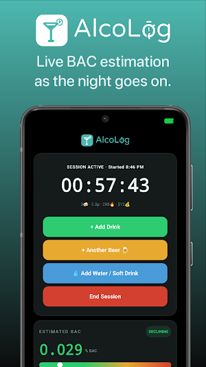 AlcoLog: Alcohol Tracker Screenshot 0