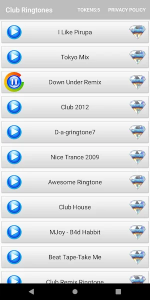 Club Ringtones Screenshot 2