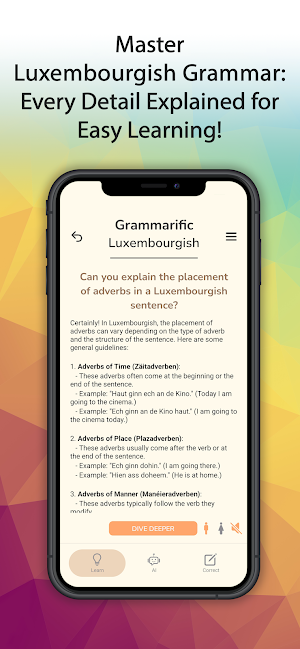 Grammarific: Luxembourgish Screenshot 3