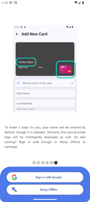 My Card Wallet - Safe and Easy Screenshot 3