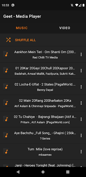 Geet - Media Player Screenshot 0