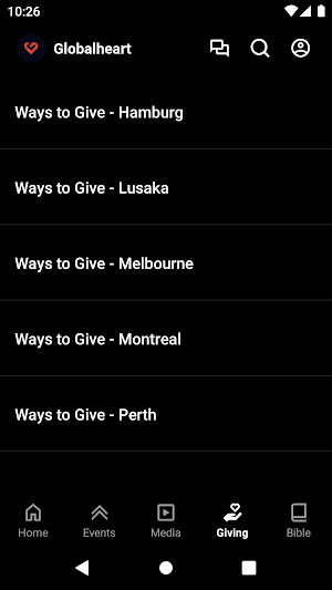 Globalheart Church Screenshot 3