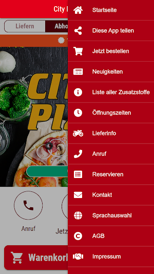 City Pizza Röbel Screenshot 2