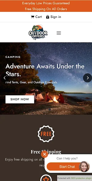 Outdoors Offers Screenshot 0