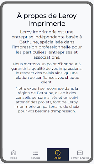 Leroy Imprimerie Screenshot 3