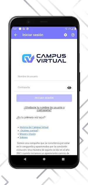 CAMPUSVIRTUALPDLP Screenshot 1