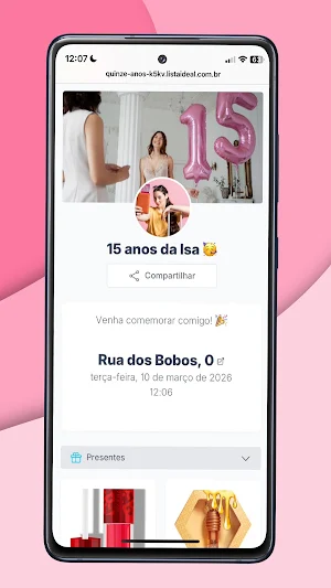 Lista Ideal – Presentes Online Screenshot 1