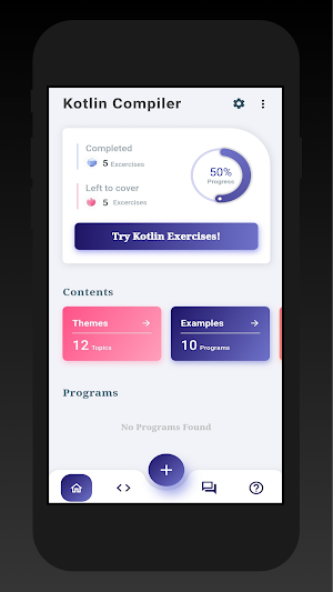 Kotlin Compiler - Compile Kotlin Programs for Free Screenshot 1