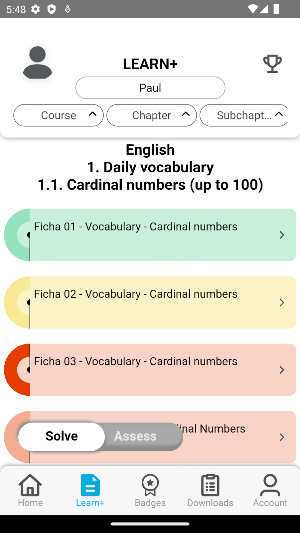 MILAGE LEARN+ 2.0 Screenshot 1