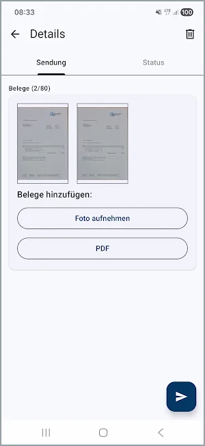 VRK Meine Belege Screenshot 1