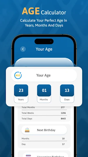 Age Calculator And Calendar Screenshot 2