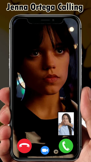 Jenna Ortega Fake Call & Chat Screenshot 3