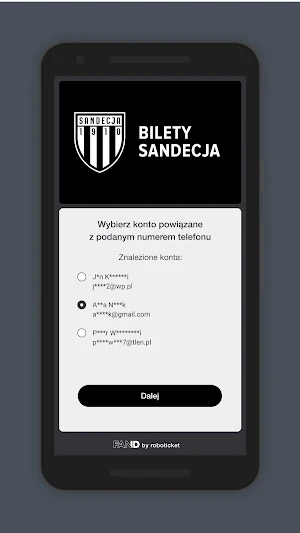 Bilety Sandecja Screenshot 1