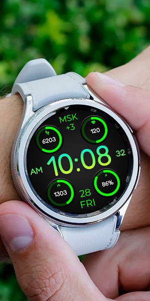 Digital ASIA Sport Watch face Screenshot 2