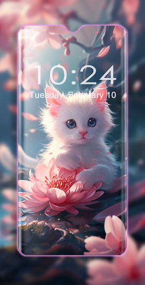 Cute Cats Wallpaper Screenshot 0
