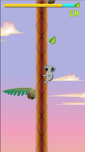 Koala Climber simple cute game Screenshot 1