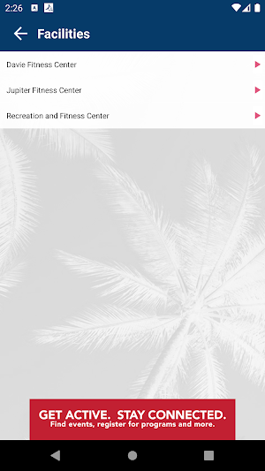 FAU Campus Recreation Screenshot 2