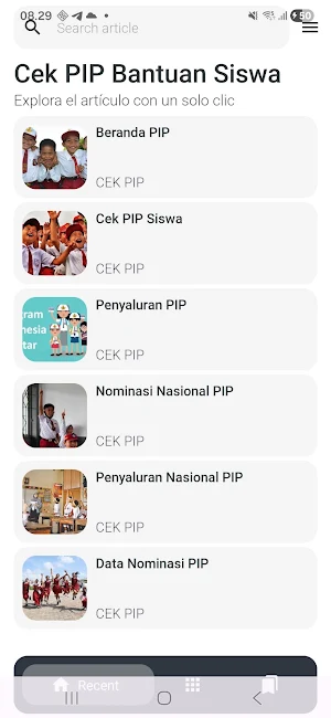 PIP Kemdikbud - Cara Cek Screenshot 1