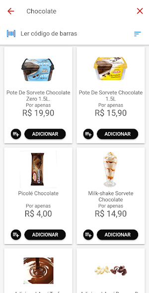 Delivery Sorvete Salada Screenshot 3