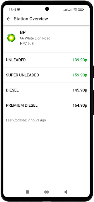 PumpScout - UK Fuel Prices Screenshot 2