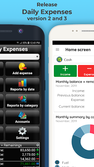 Daily Expenses License Screenshot 0