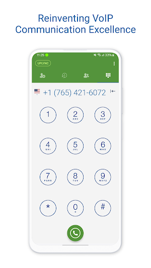 UpLync Softphone Screenshot 2