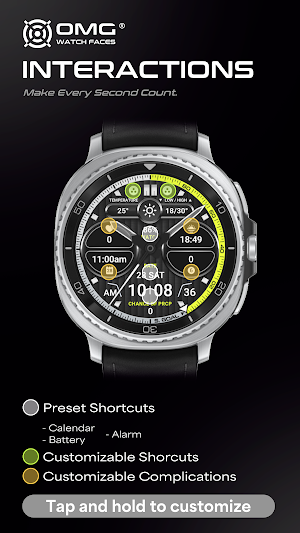 OMG 91 - Hybrid Watch Face Screenshot 2