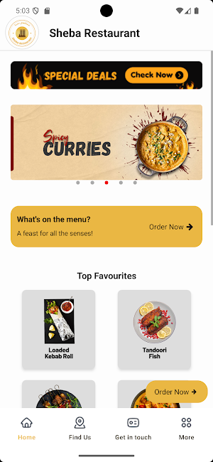 Sheba Restaurant Screenshot 0
