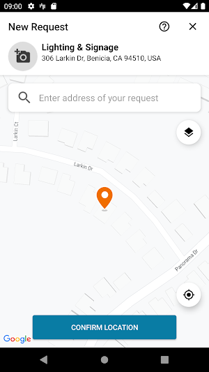 Benicia SeeClickFix Screenshot 1