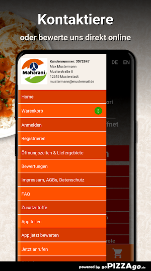 Maharani Indisches Tandoori Screenshot 2